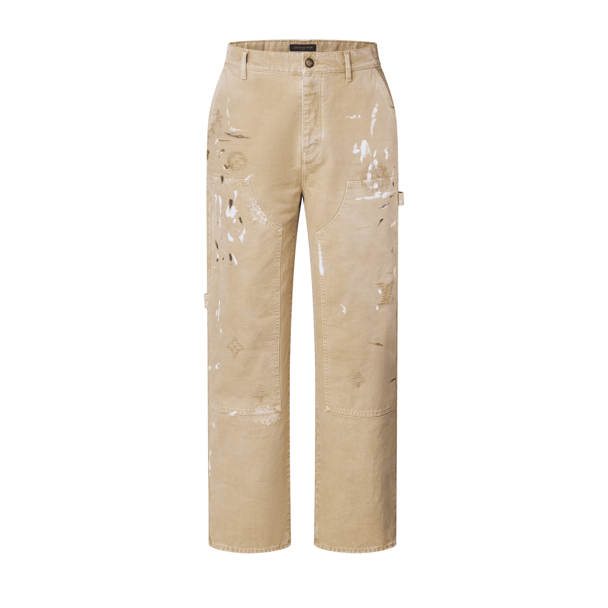 Men's Embellished Denim Carpenter Pants