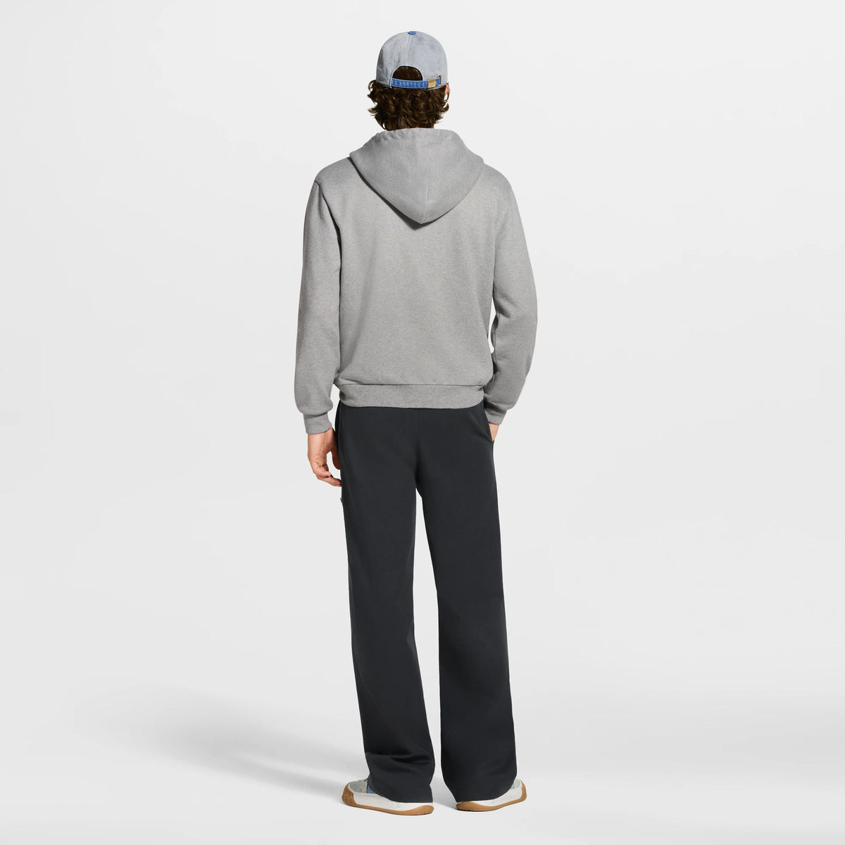 Men's Embroidered Signature Zipped Hoodie
