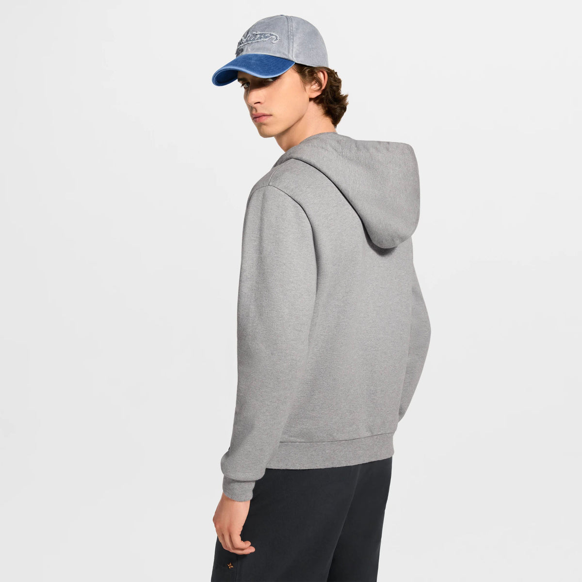 Men's Embroidered Signature Zipped Hoodie