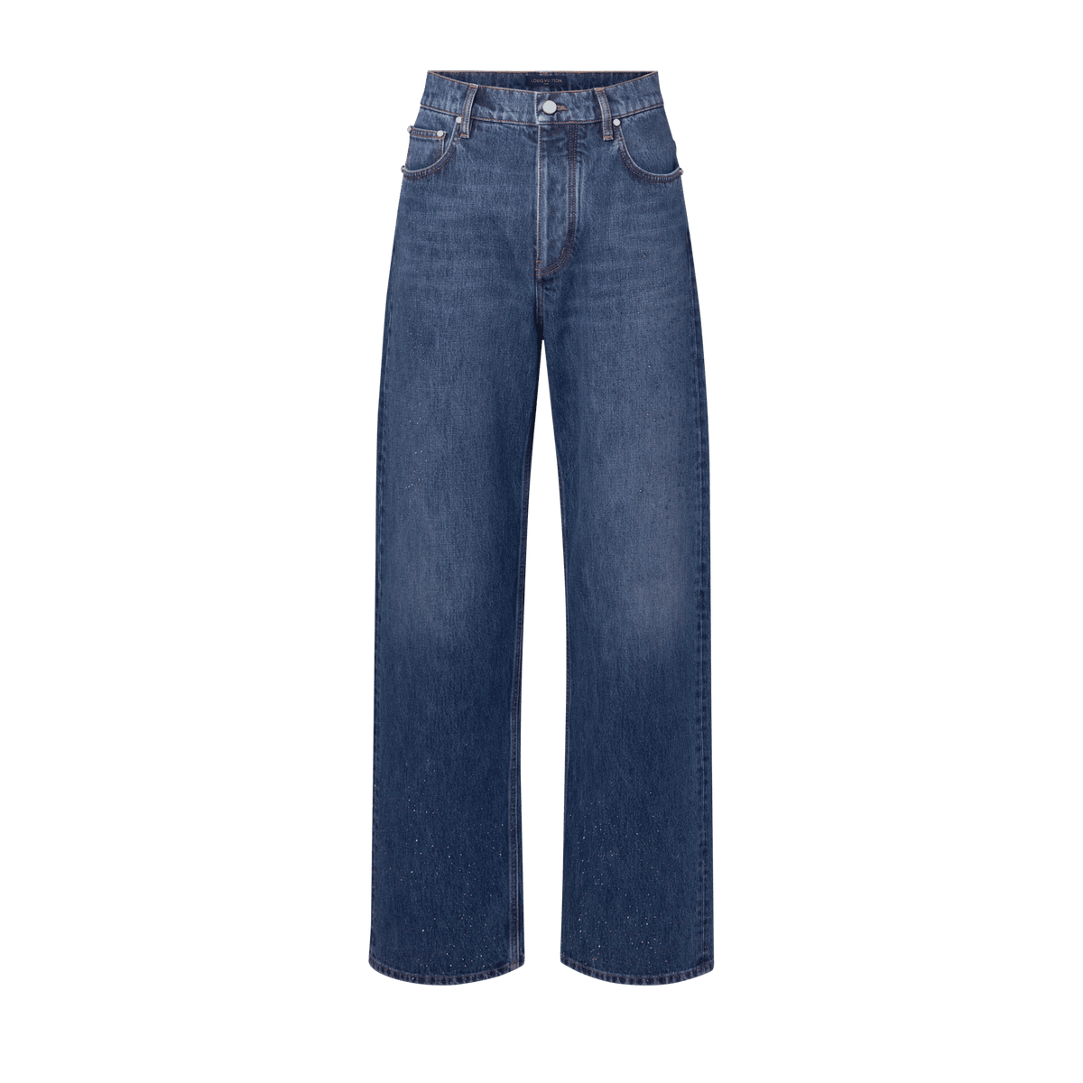 Men's Embellished Denim Skate Pants