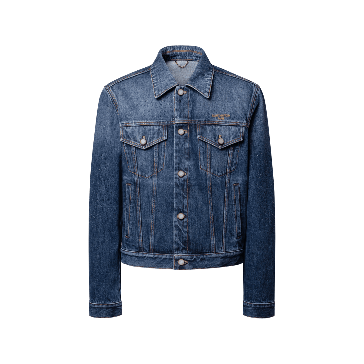 Men's Embellished Trucker Jacket