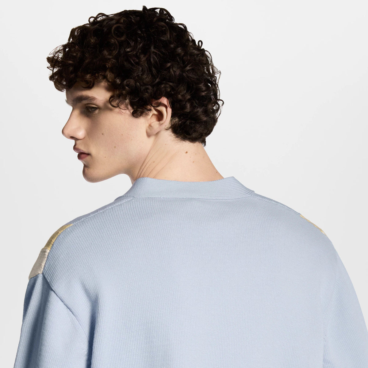 Men's Embroidered Jacquard Cardigan