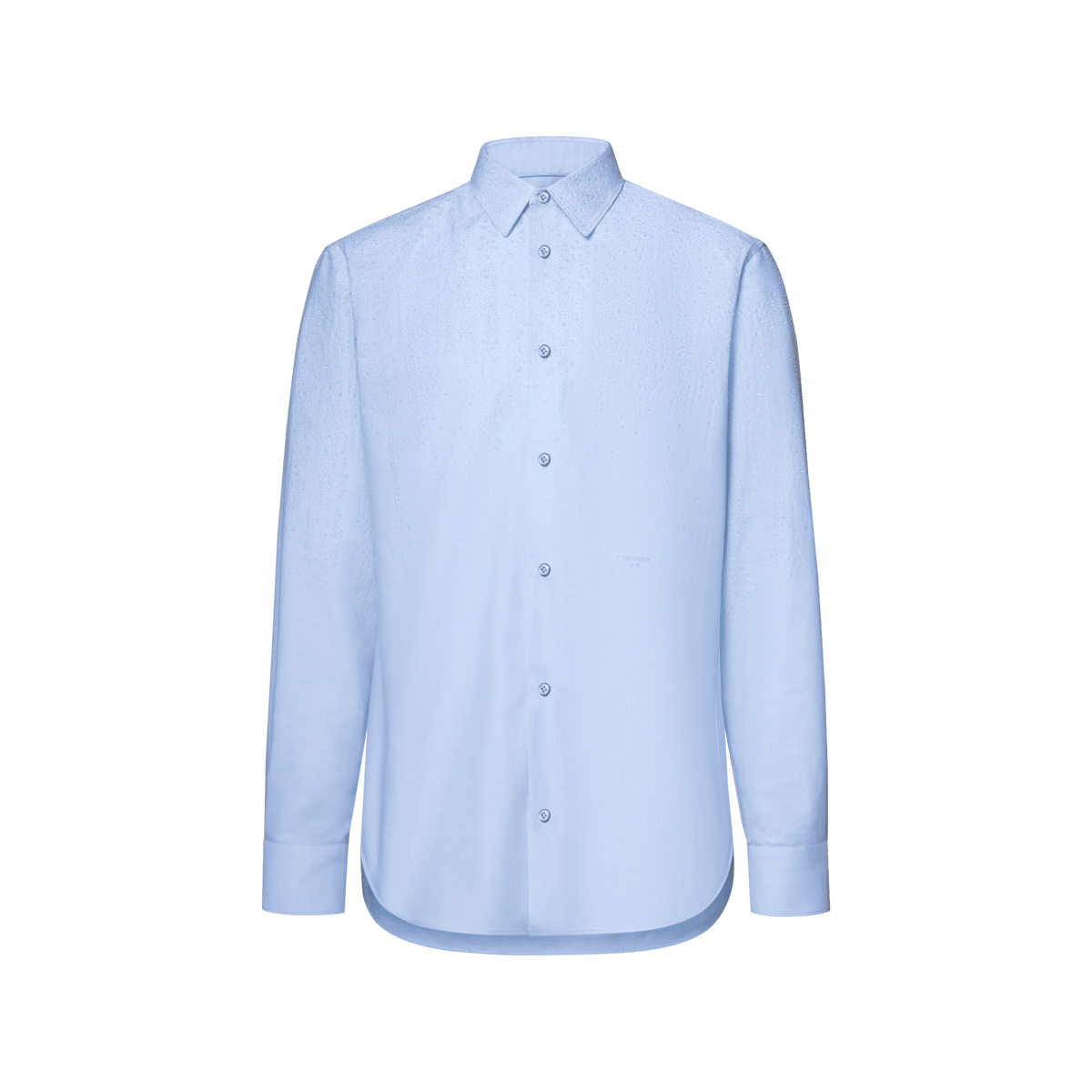 Men's Embellished Cotton Long-Sleeved Shirt