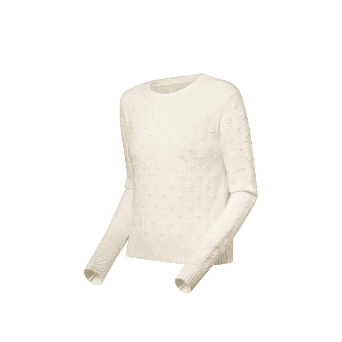 Women's Embroidered Monogram Cashmere Pullover