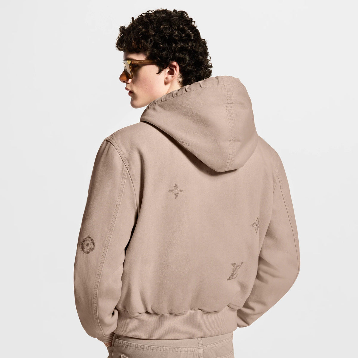 Men's Embroidered Signature Hooded Blouson