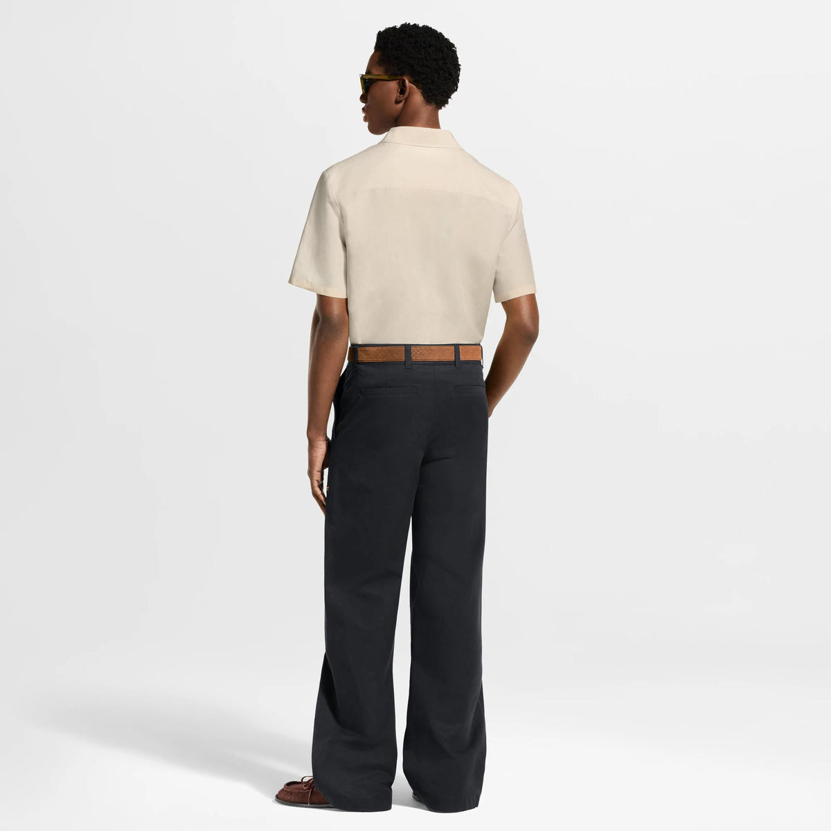 Men's Embroidered Short-Sleeved Shirt