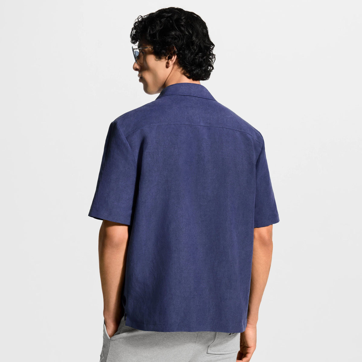 Men's Embroidered Summer Short-Sleeved Shirt