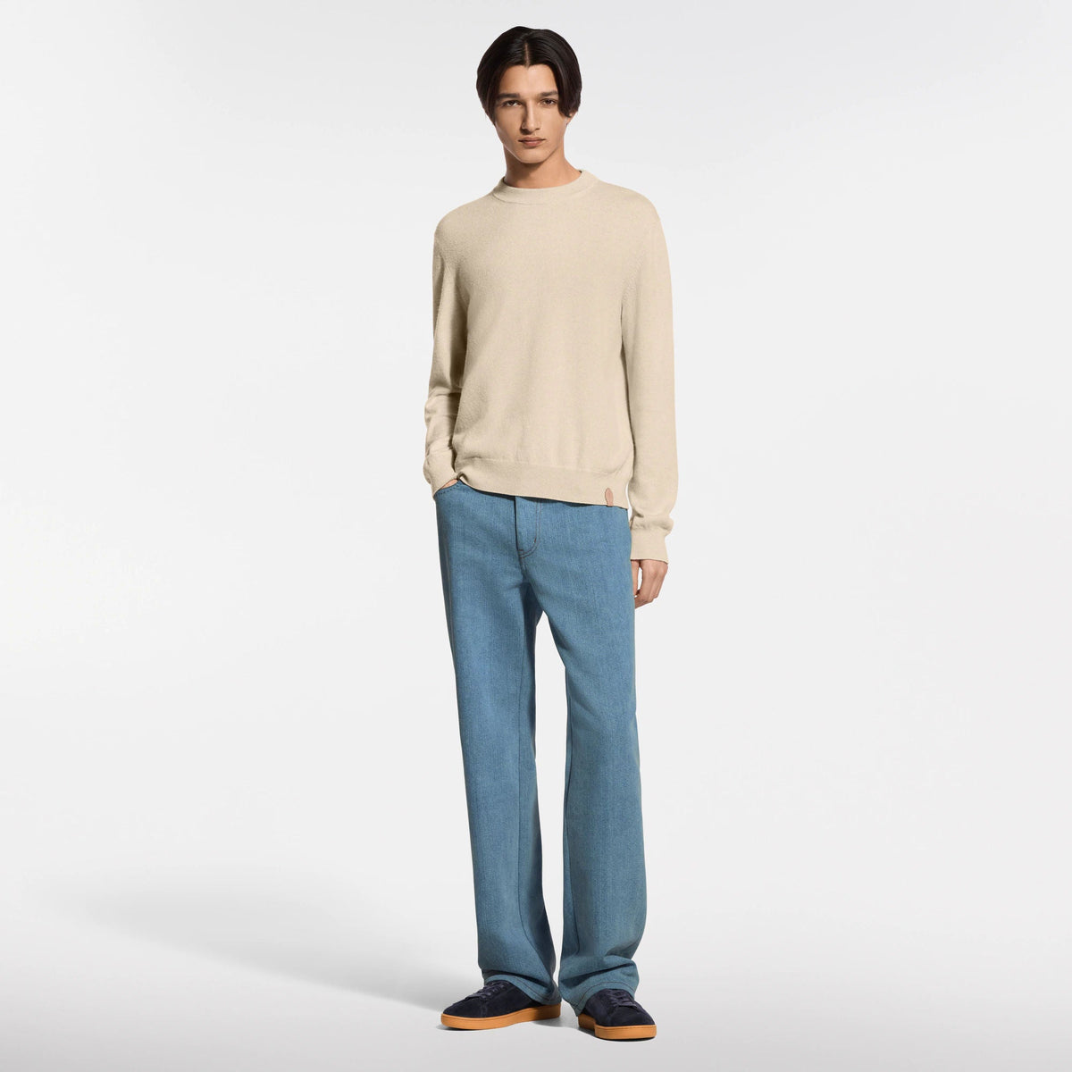 Men's Fine Cashmere Crewneck Sweater