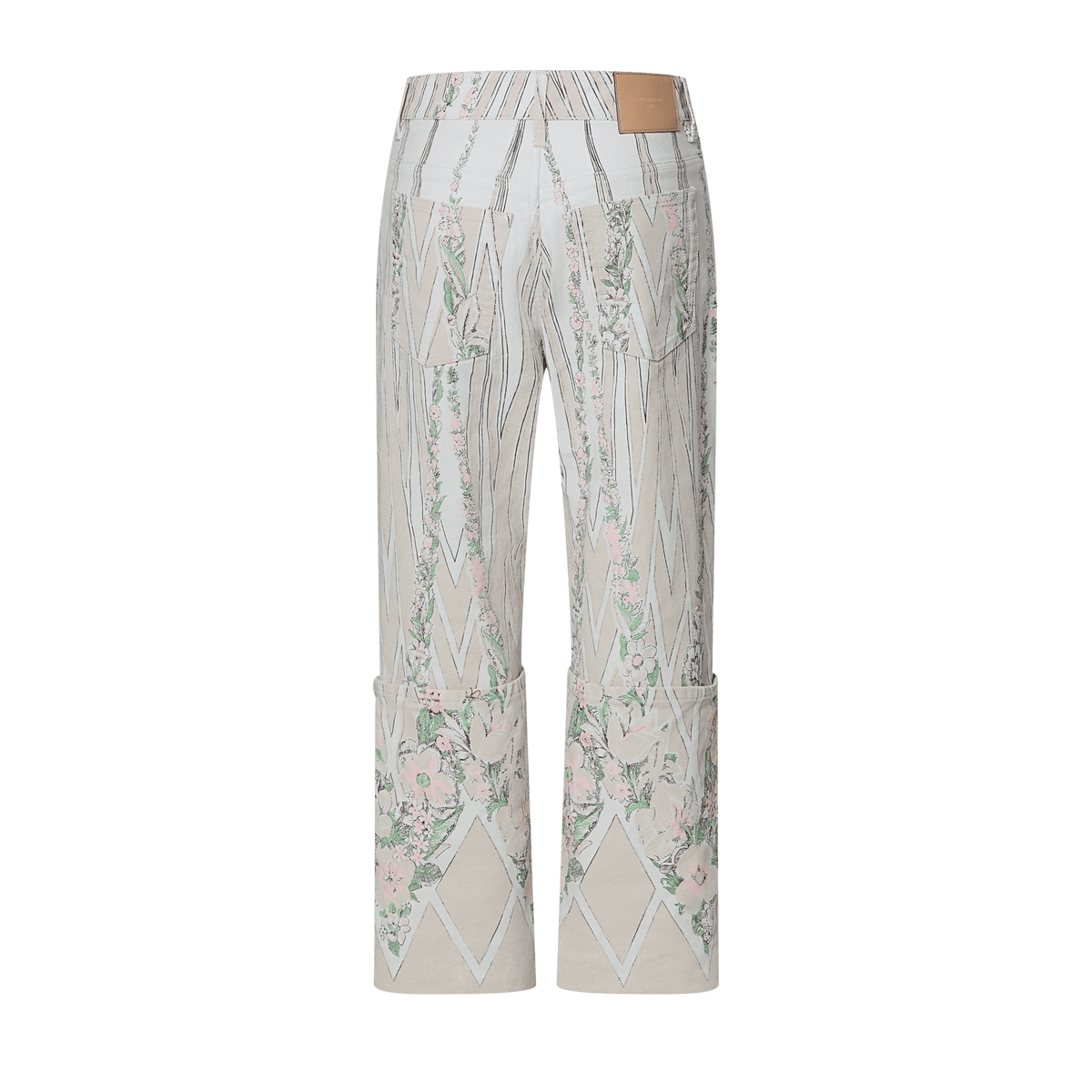 Women's Floral Wallpaper Print Pants