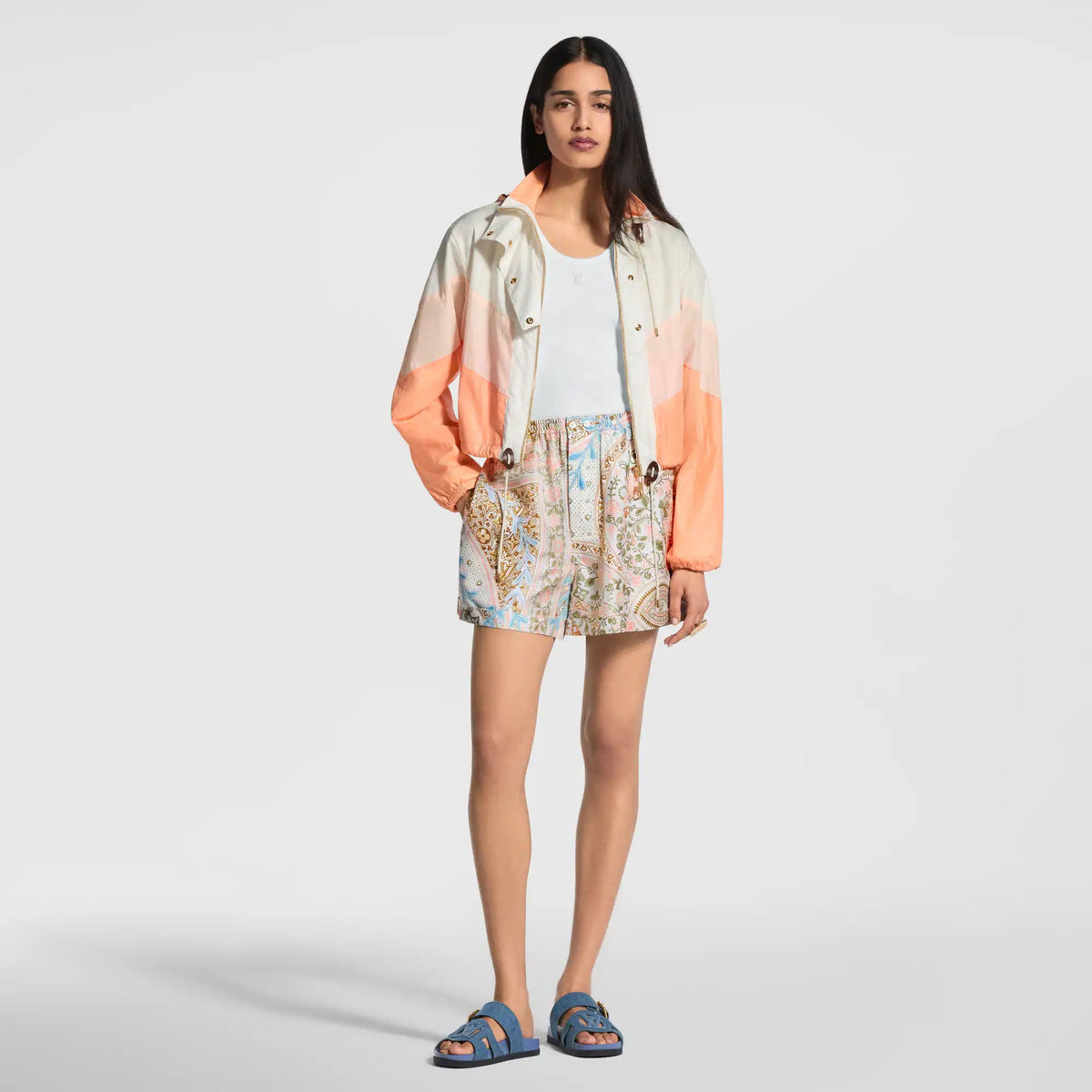 Women's Flower Foulard Boxer Shorts