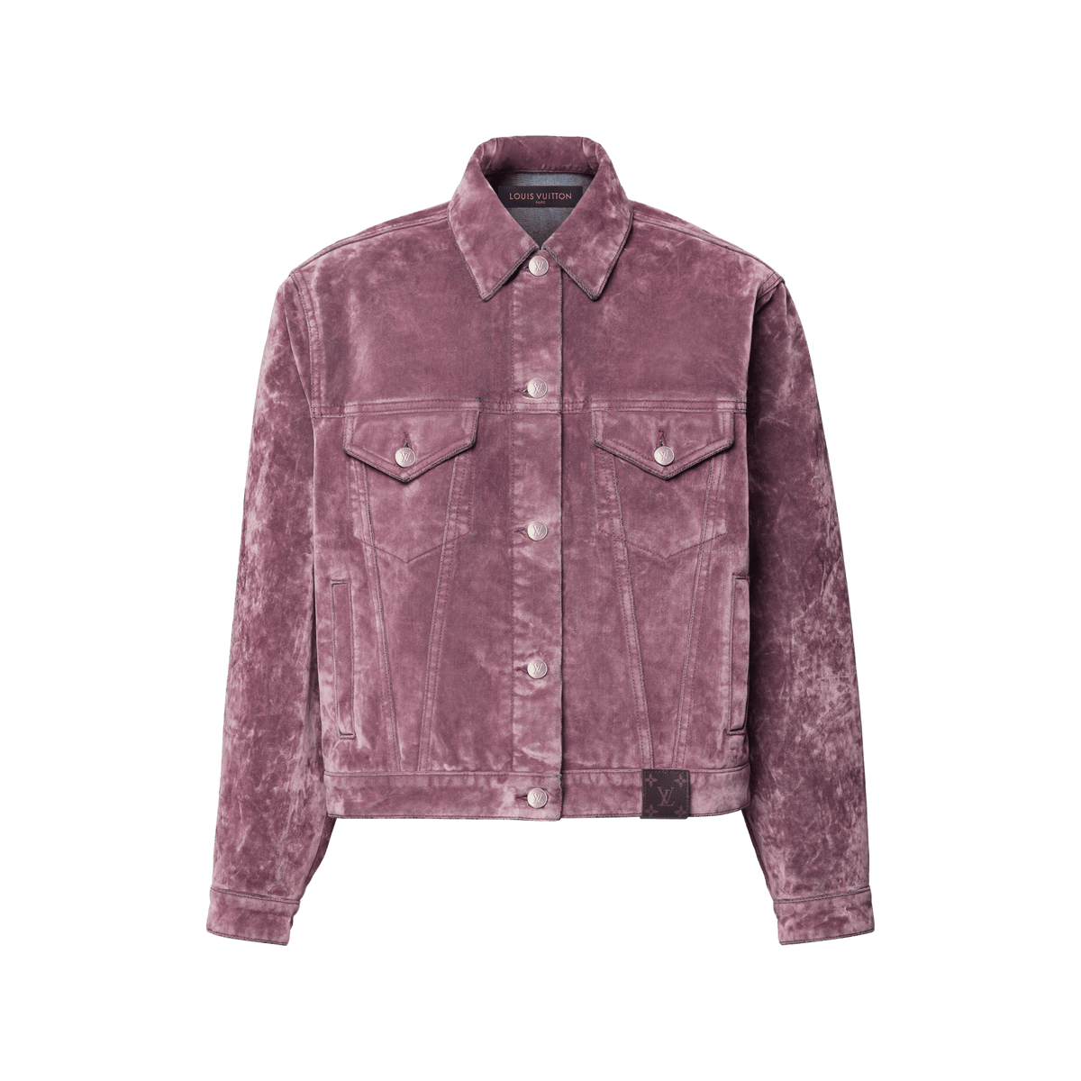 Women's Flocked Denim Jacket