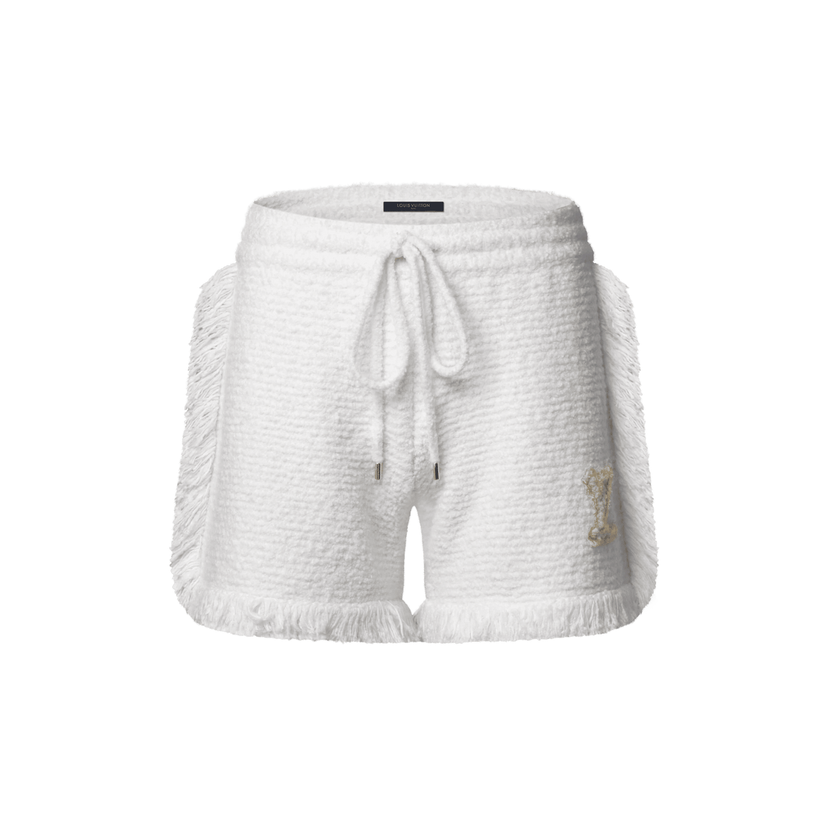 Women's Fringe Hem Toweling Shorts