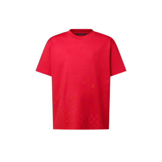 Men's Gradient Signature Flock Print T-Shirt