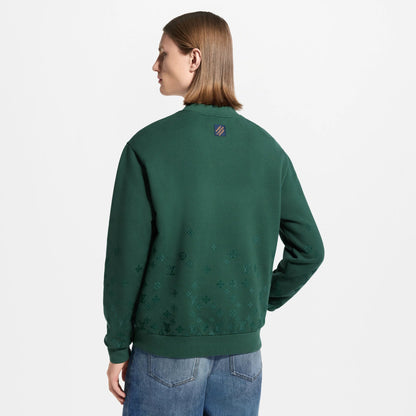 Men's Gradient Flock Print Crewneck