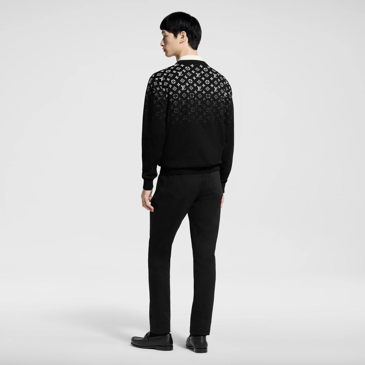 Men's Gradient Cotton Crewneck