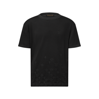 Men's Gradient Signature Jacquard Short-Sleeved Crewneck