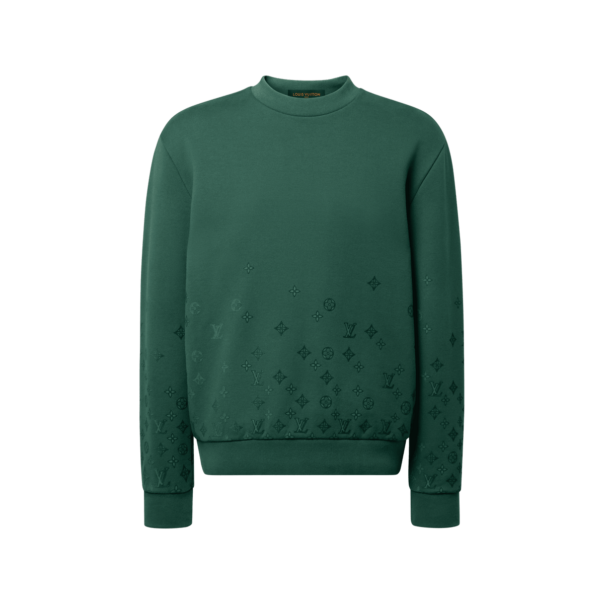 Men's Gradient Flock Print Crewneck