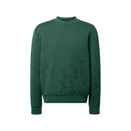 Men's Gradient Flock Print Crewneck