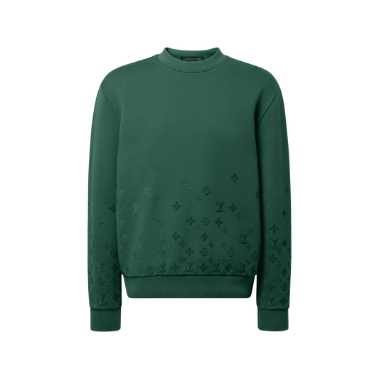 Men's Gradient Flock Print Crewneck