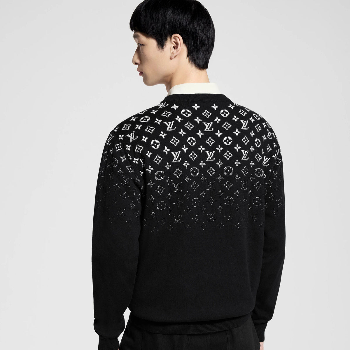 Men's Gradient Cotton Crewneck