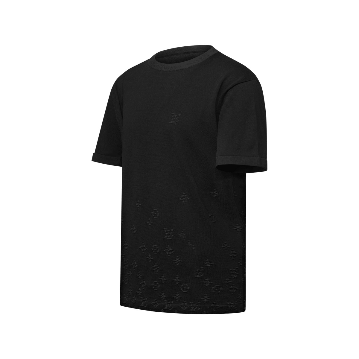 Men's Gradient Signature Jacquard Short-Sleeved Crewneck