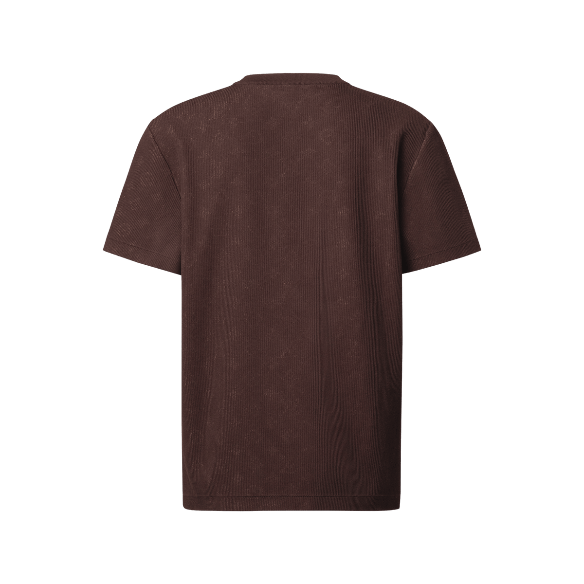 Men's Hidden Monogram Jacquard Short-Sleeved Crewneck