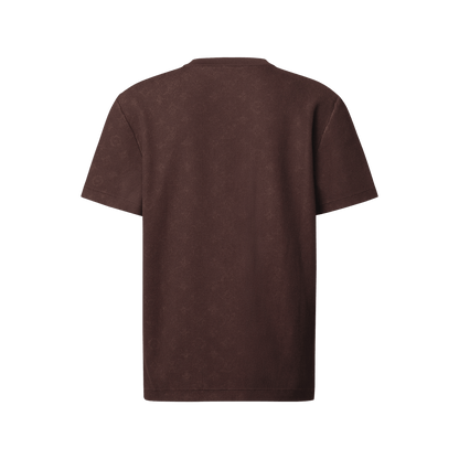 Men's Hidden Monogram Jacquard Short-Sleeved Crewneck