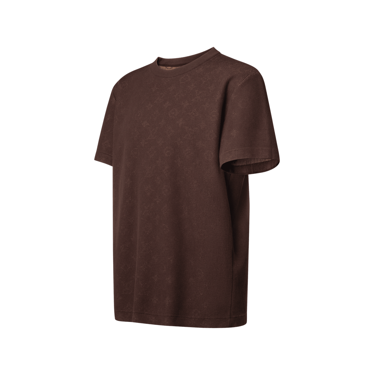 Men's Hidden Monogram Jacquard Short-Sleeved Crewneck