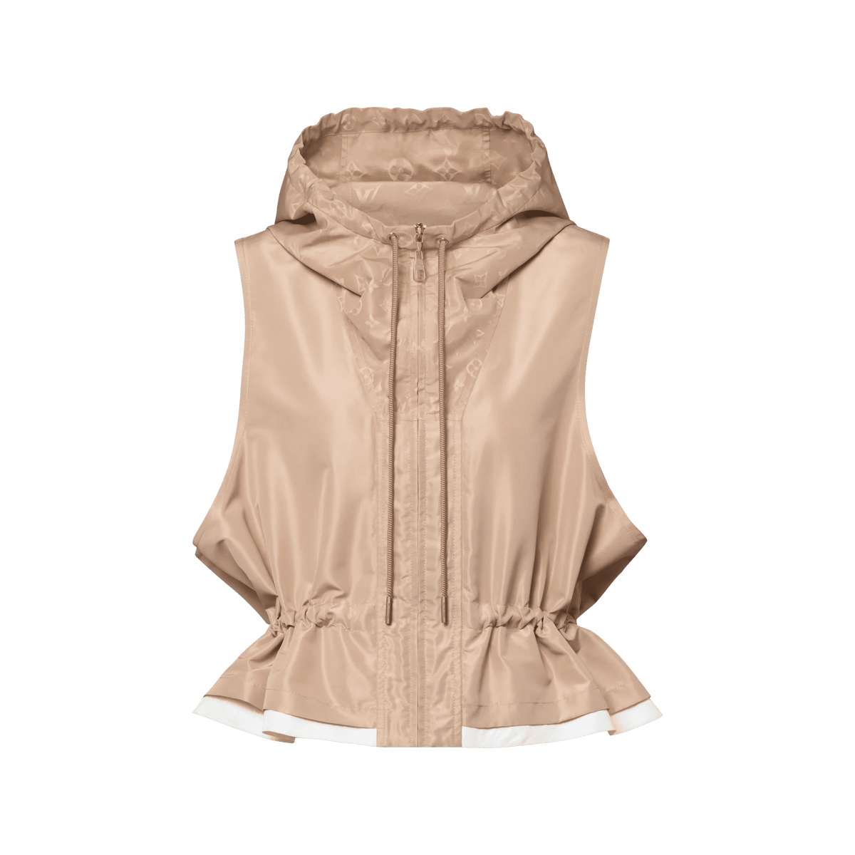 Women's Hooded Peplum Gilet