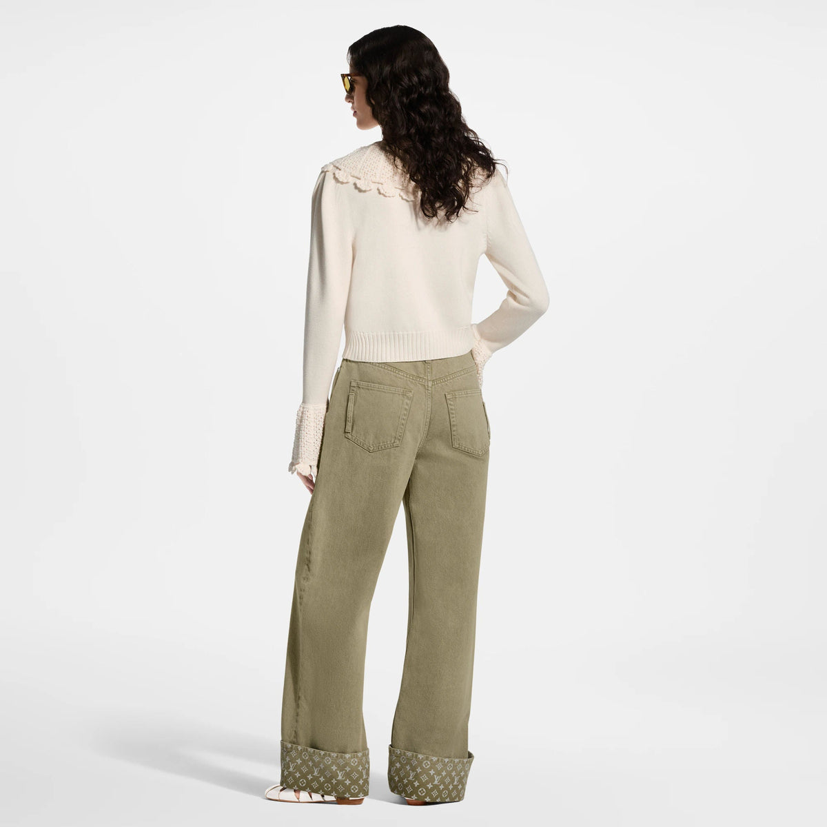 Women's Monogram Accent Straight Jeans
