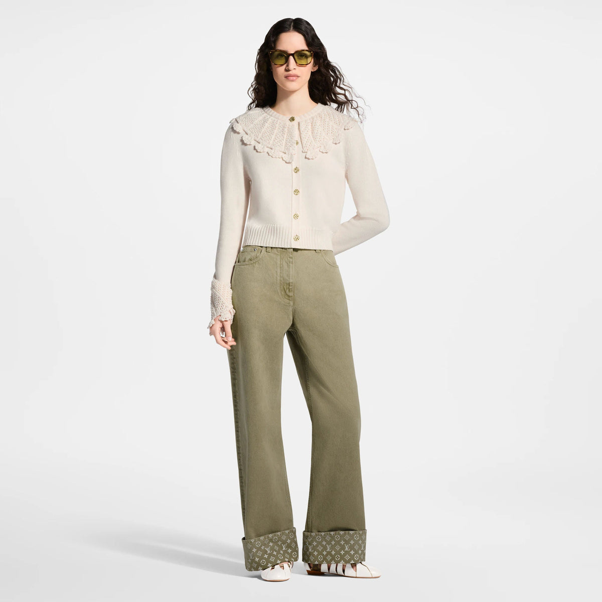 Women's Monogram Accent Straight Jeans