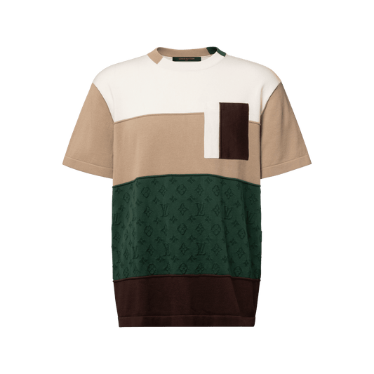 Men's Jacquard Short-Sleeved Crewneck