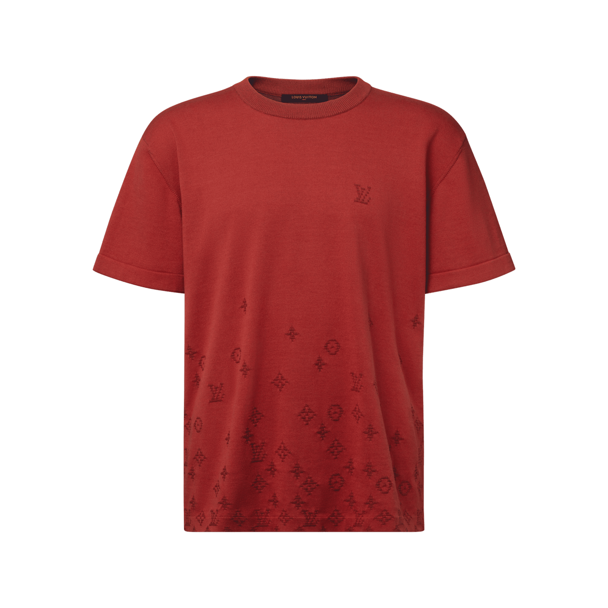 Men's Jacquard Short-Sleeved Crewneck