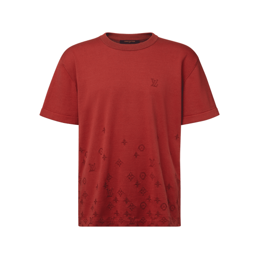 Men's Jacquard Short-Sleeved Crewneck