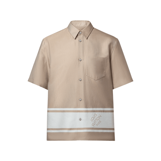Men's Jacquard Short-Sleeved Shirt