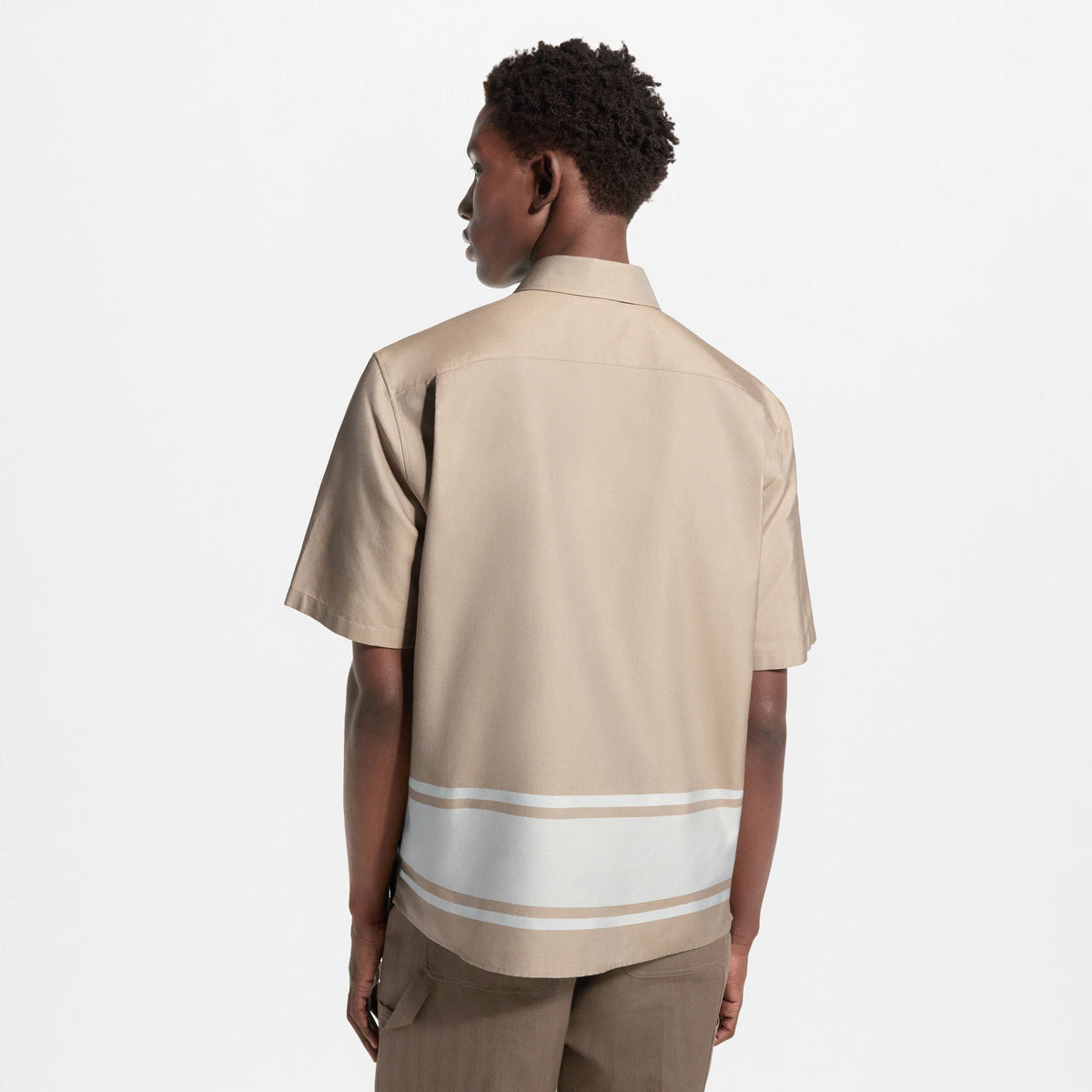 Men's Jacquard Short-Sleeved Shirt