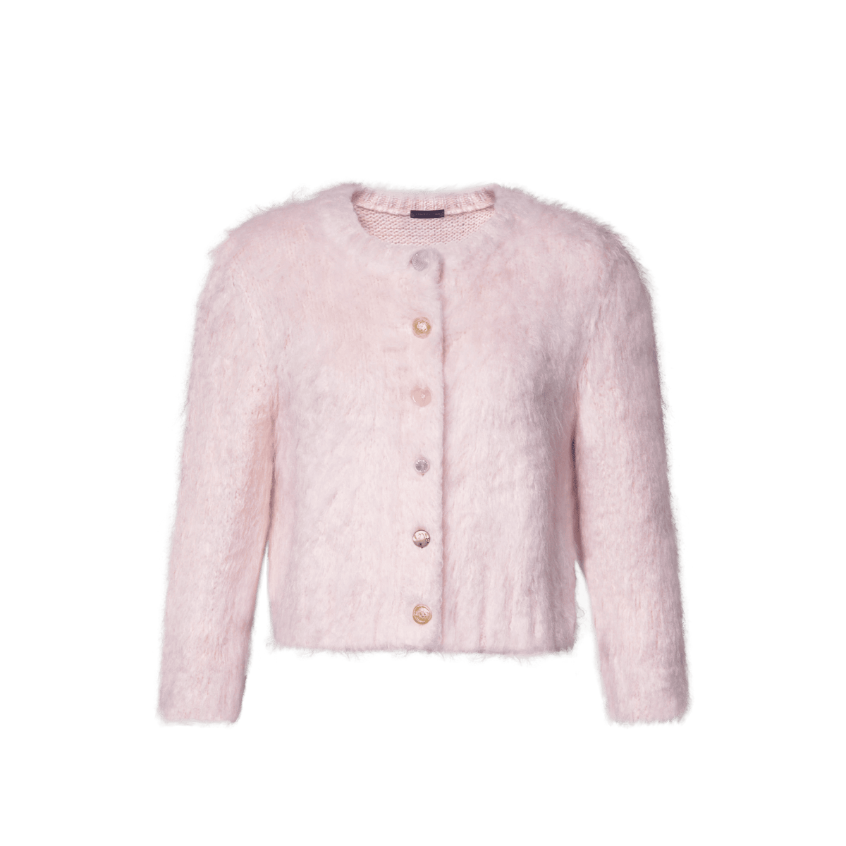 Women's Jewel Button Brushed Cardigan
