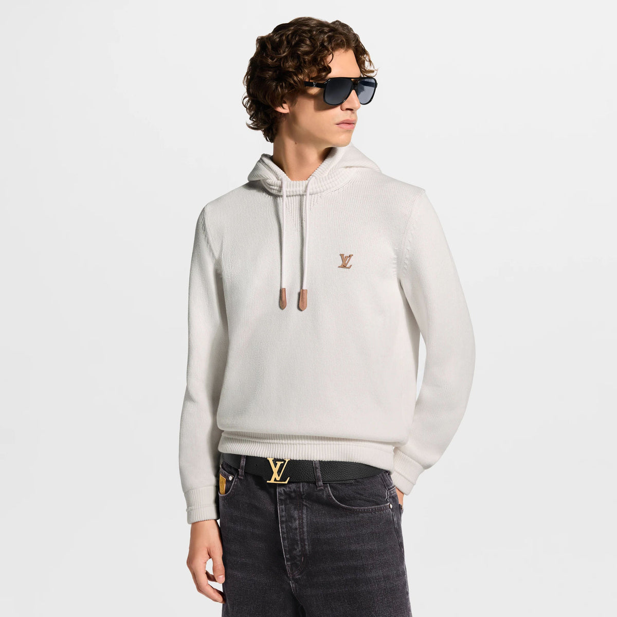 Men's Knitted Summery Cotton Hoodie