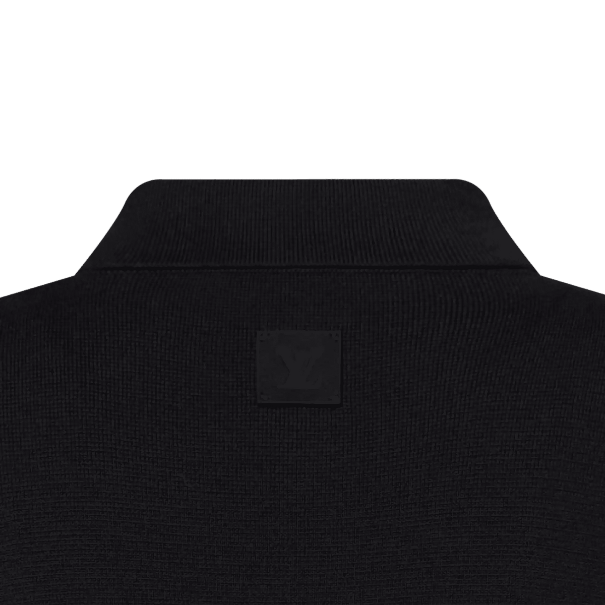 Men's Knit Wool Blouson With Leather Details