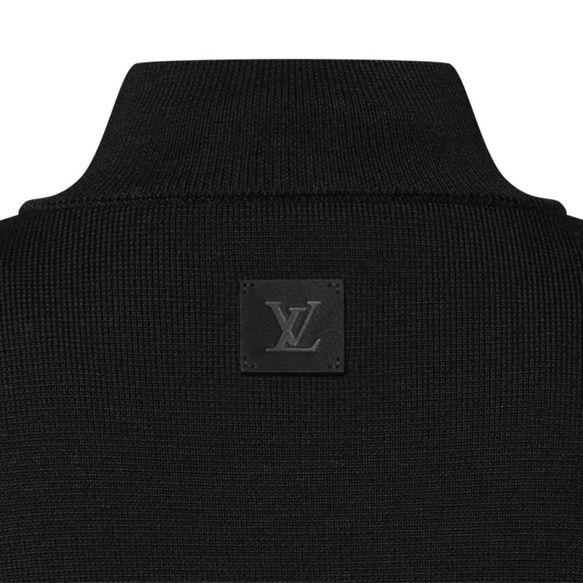 Men's Knit Blouson With Leather Bands