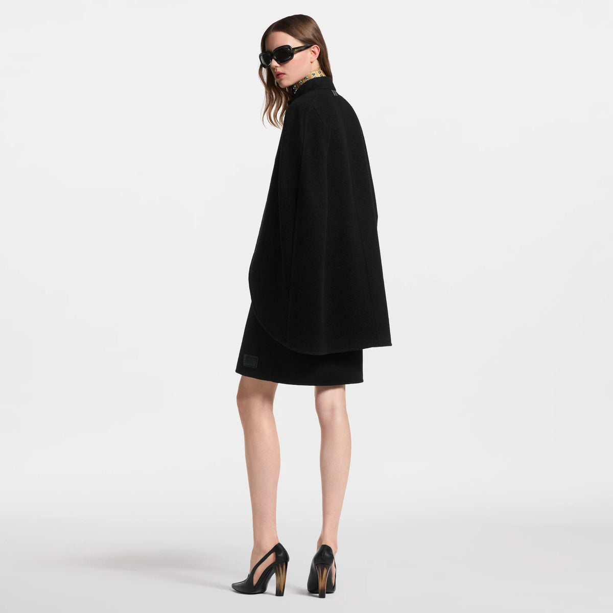 Women's Layered Cape Coat