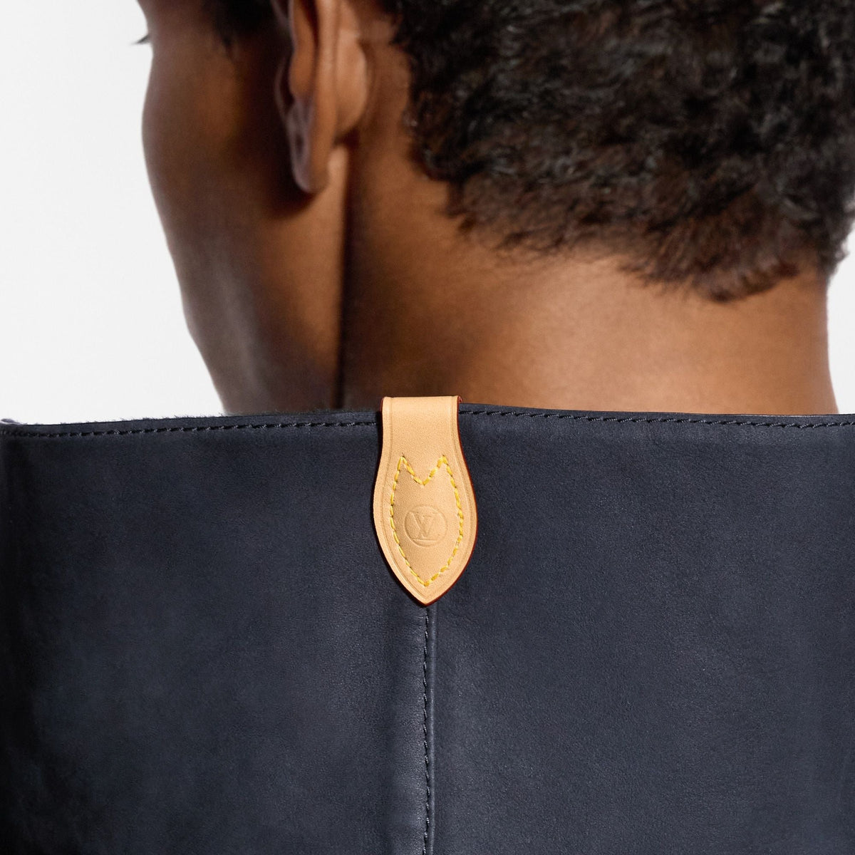 Men's Nubuck Leather Hooded Blouson