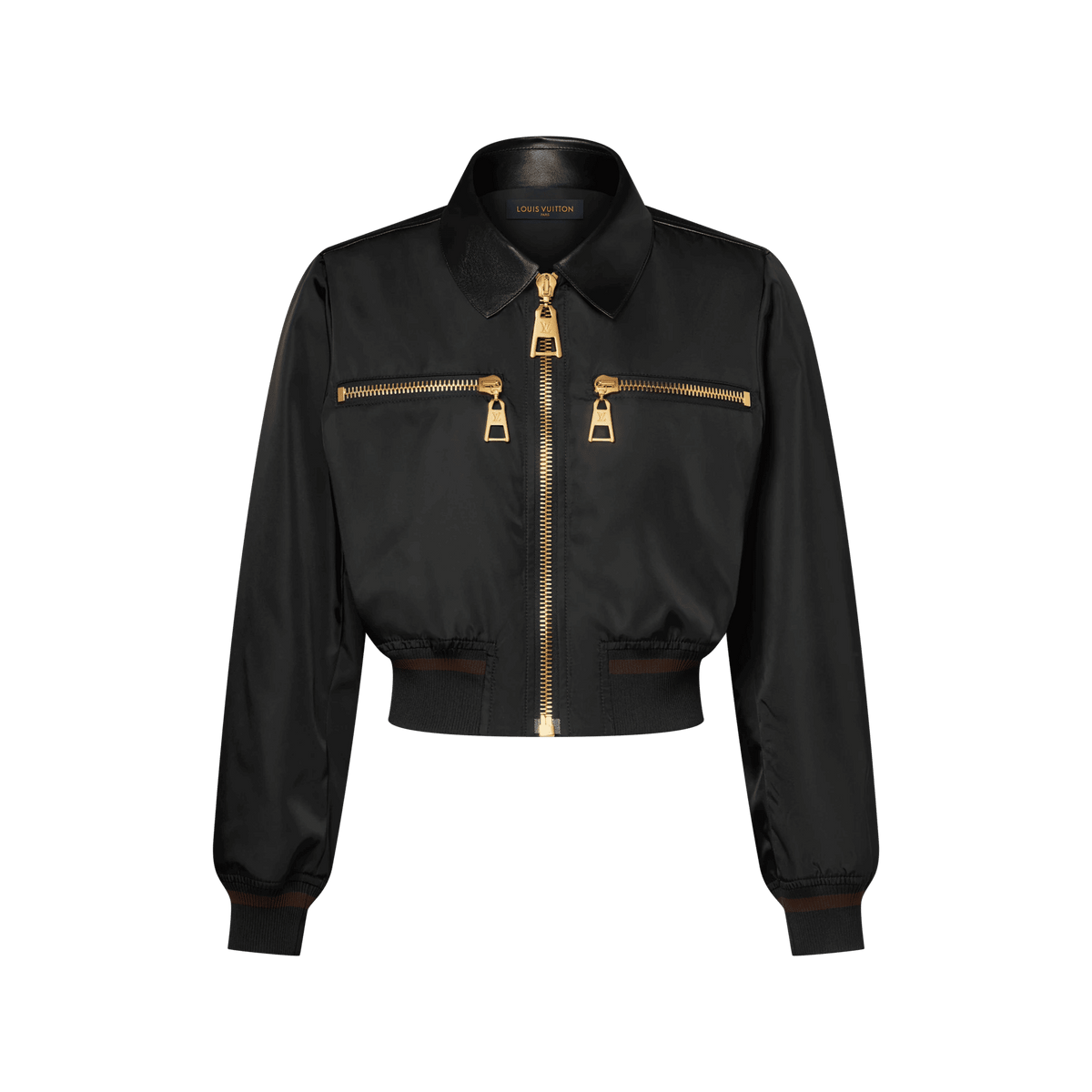 Women's Leather Insert Jacket