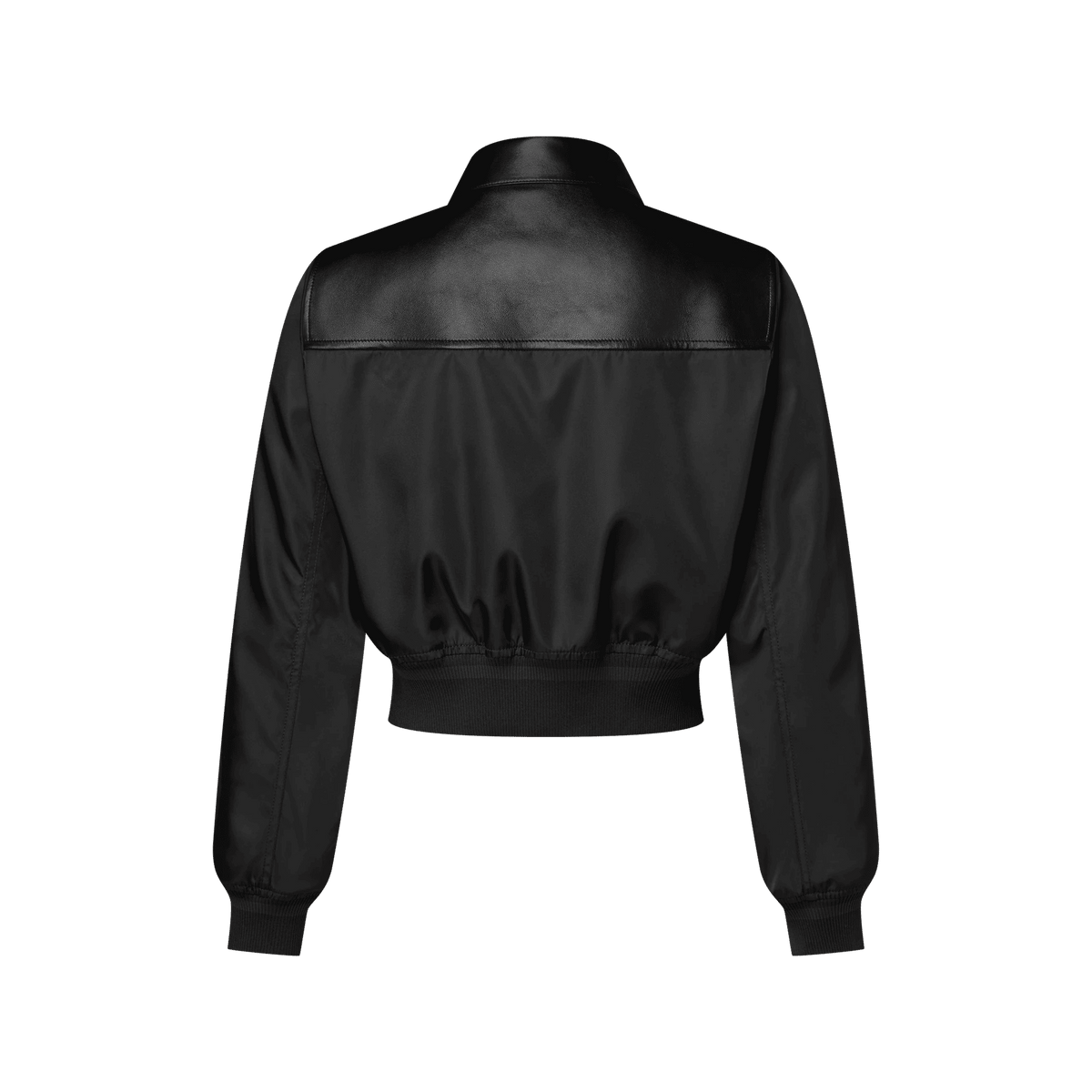 Women's Leather Insert Jacket