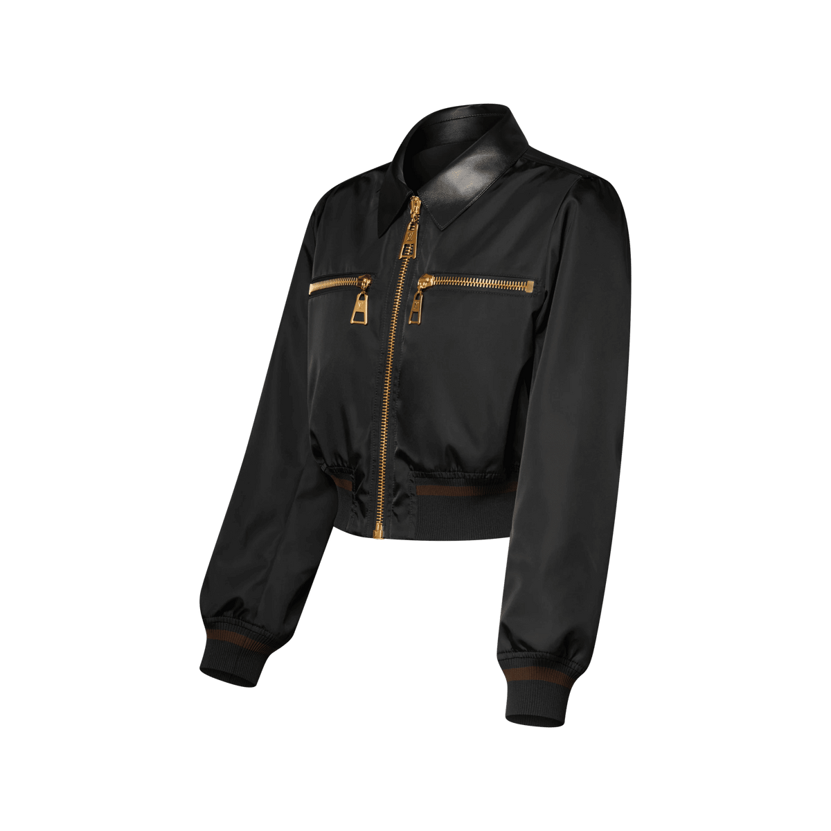 Women's Leather Insert Jacket