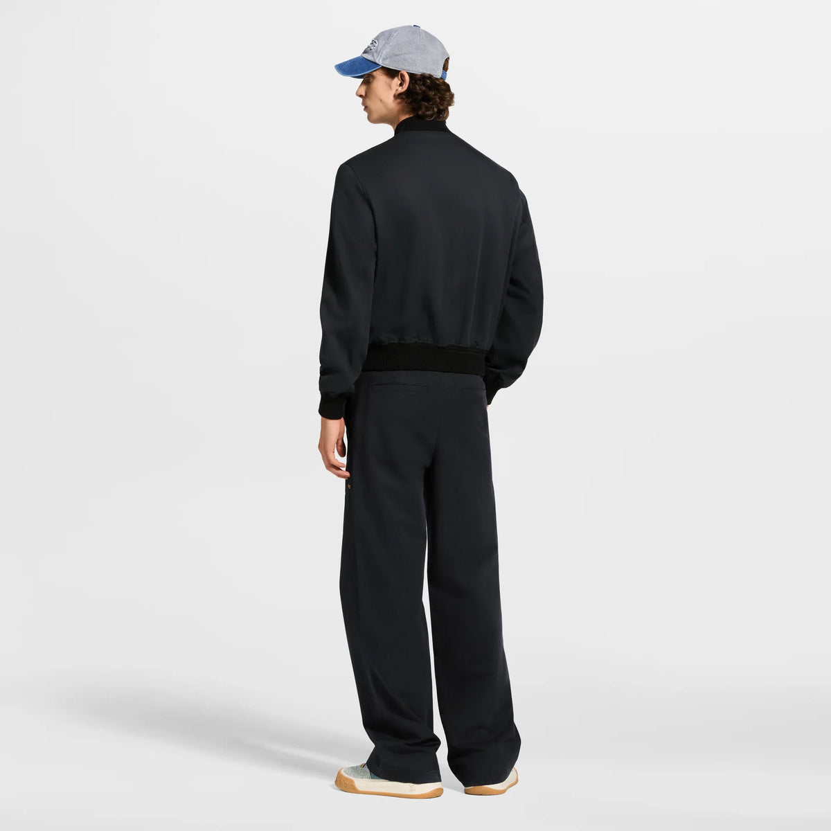 Men's Light Bomber With Embossed Signature Details