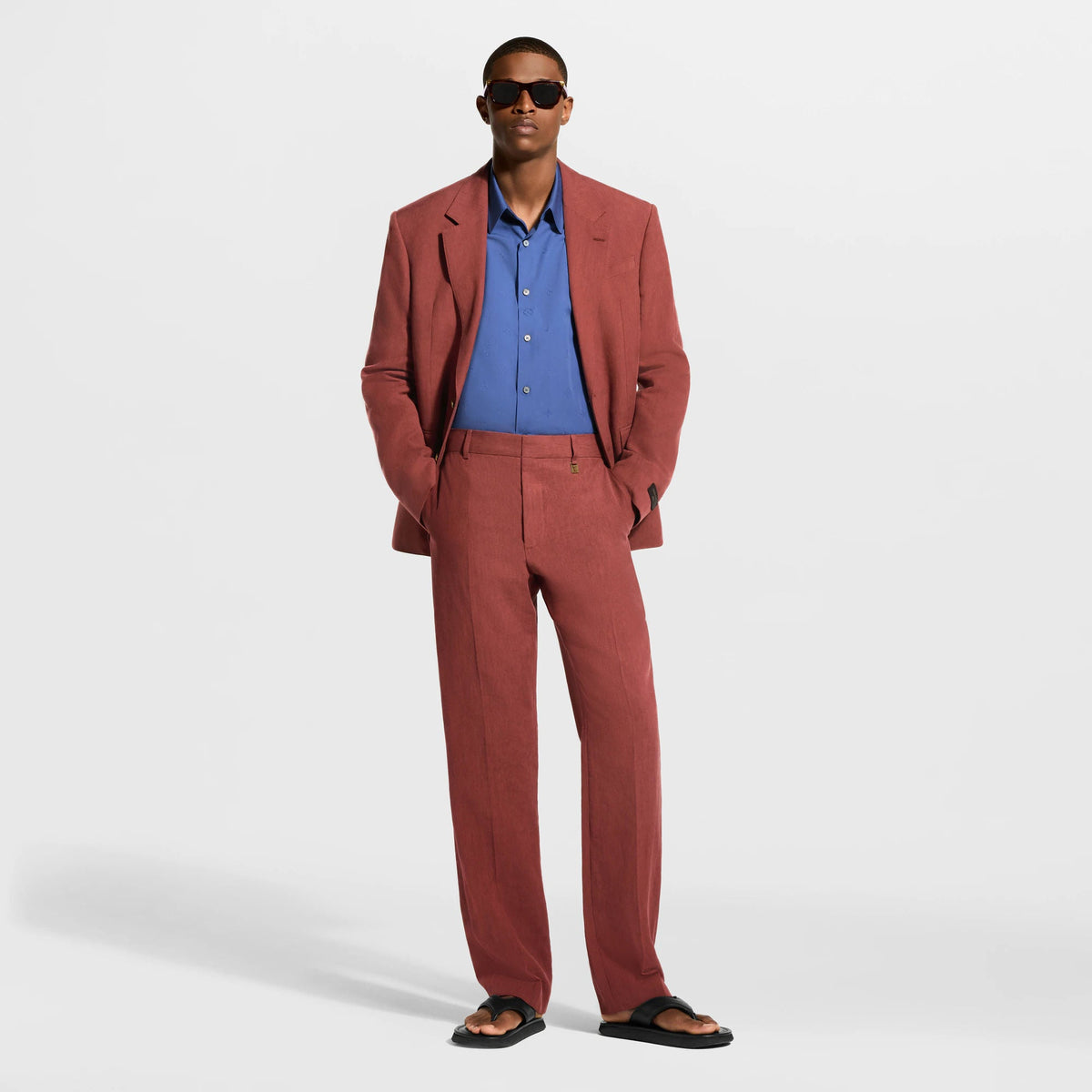 Men's Linen Cigarette Pants
