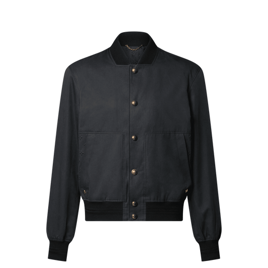 Men's Light Bomber With Embossed Signature Details