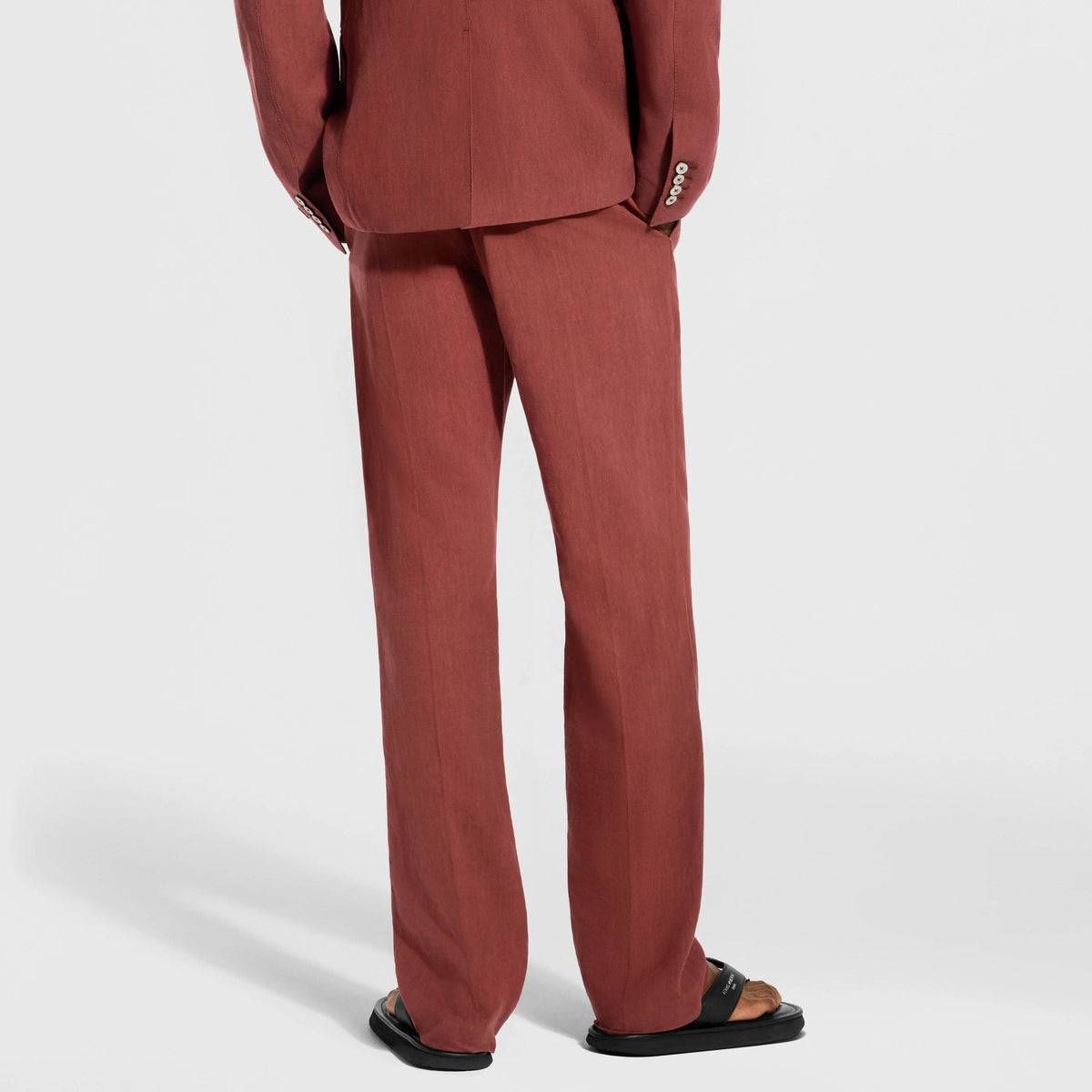 Men's Linen Cigarette Pants