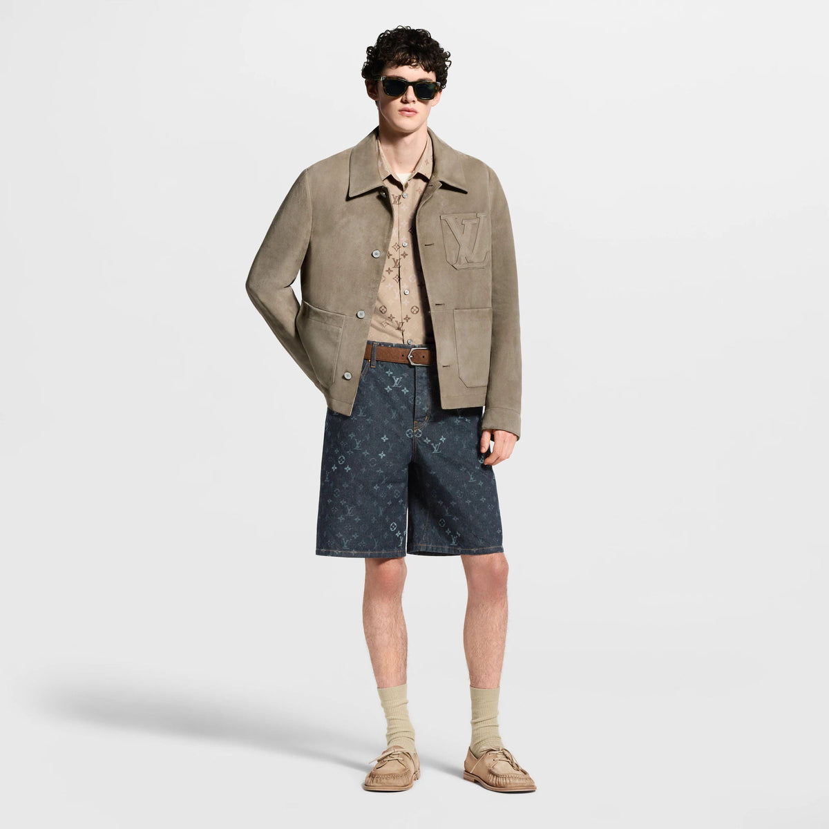 Men's Light Suede Workwear Jacket